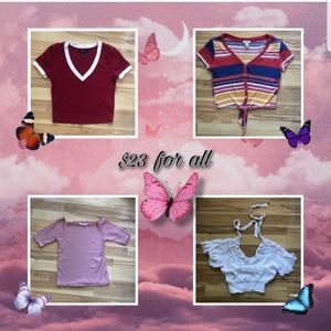 4 Pc. Tops Bundle/Size Small